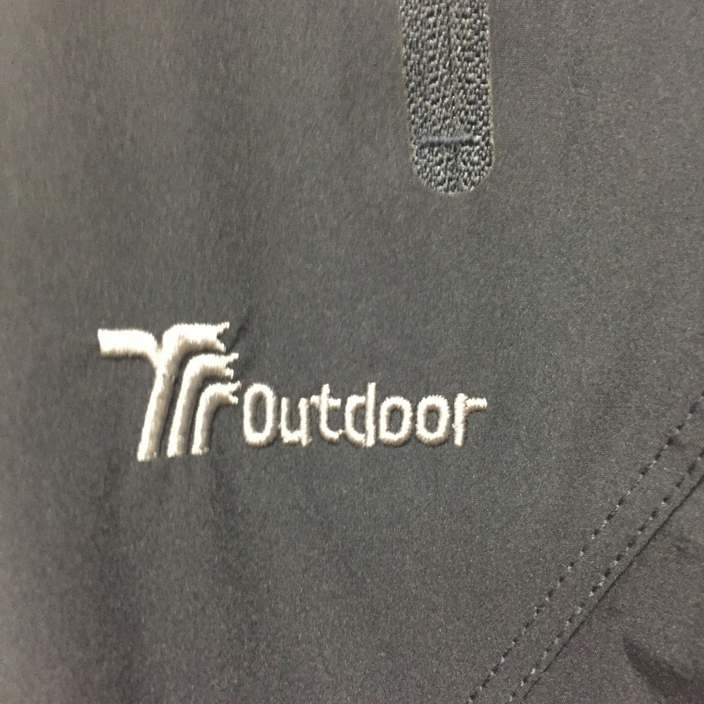 Outdoor Sports Mens 3XL Hiking Pants Black Nylon Spandex Zipper Pockets NWT
